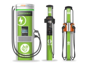 installation borne de recharge commerciale