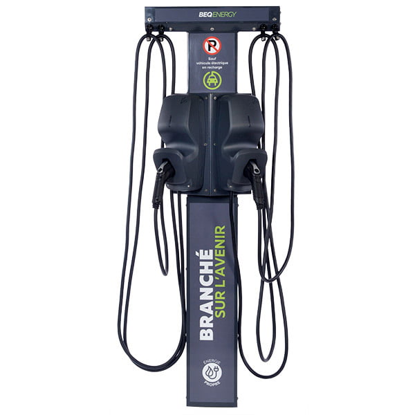 Piédestal BEQ Technology avec câbles rétractables